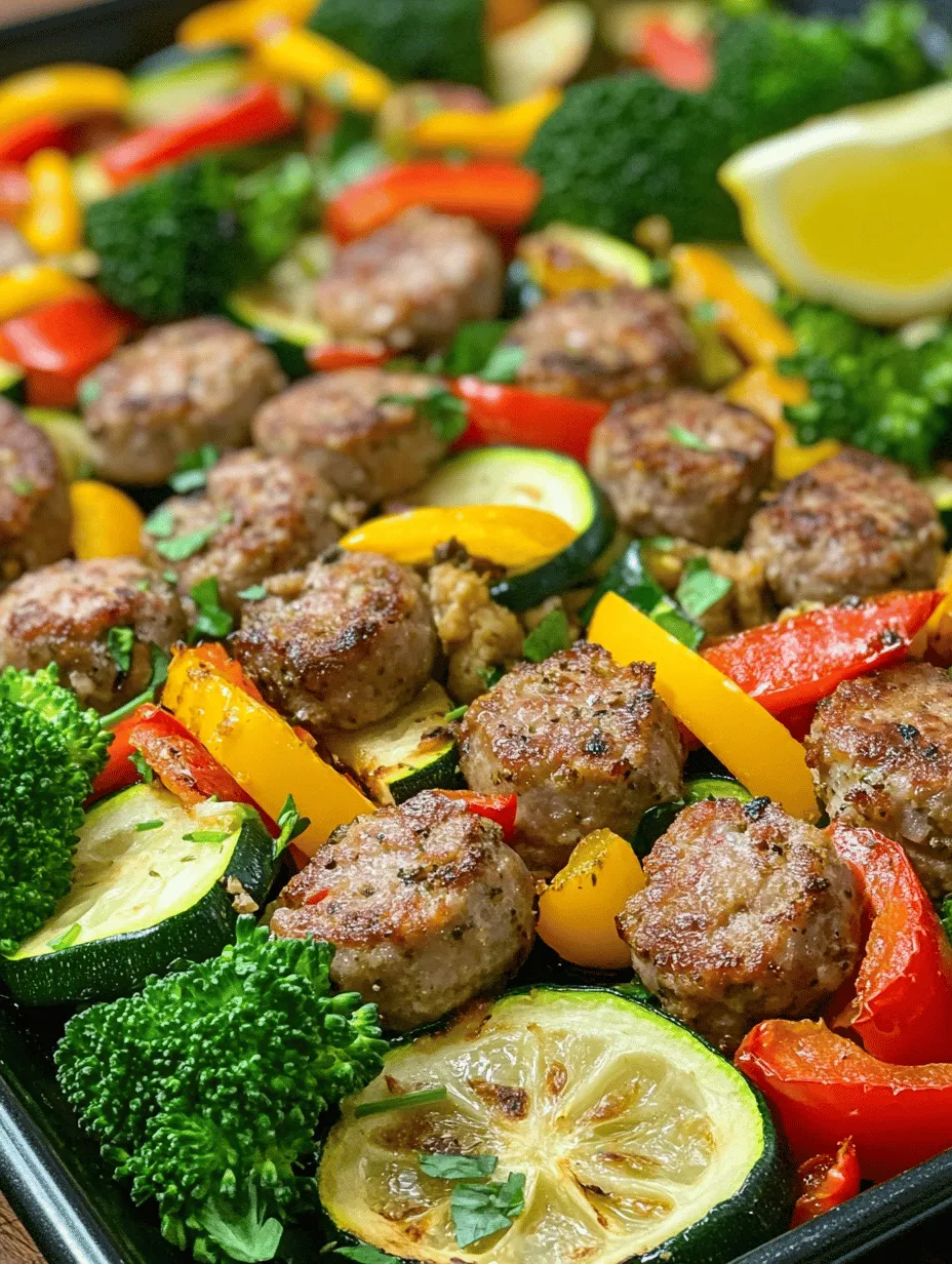 Understanding the joy of quick, delicious meals is essential in today’s fast-paced world. With busy schedules and endless responsibilities, finding time to prepare a hearty meal can be a challenge. Enter the Sizzling Sheet Pan Sausage and Veggies, the perfect answer for those weeknights when you crave a satisfying dish without spending hours in the kitchen. This one-pan recipe combines savory Italian sausage with a colorful medley of vegetables, making it not only a feast for the palate but also visually appealing.