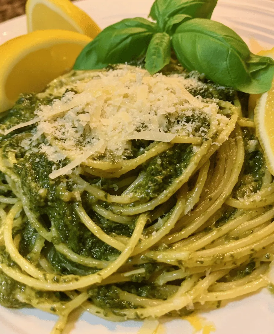 Lemon Spinach Pasta is a vibrant and refreshing dish that brings a burst of flavor to your dinner table. This delightful combination of zesty lemon, fresh spinach, and perfectly cooked pasta creates a meal that is not only satisfying but also brimming with nutritional benefits. With its bright flavors and appealing presentation, this dish is perfect for a casual weeknight dinner or a special occasion.