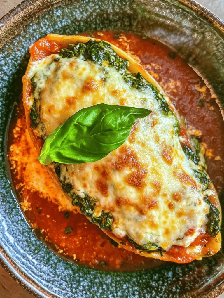 If you’re looking for a comforting, delicious, and family-friendly meal, Easy Spinach & Ricotta Stuffed Shells should be at the top of your list. This Italian classic combines the rich flavors of creamy ricotta cheese with the nutritious benefits of fresh spinach, all nestled within tender pasta shells and baked to perfection. Not only is this dish a feast for the eyes, but it also delivers a delightful combination of flavors and textures that will leave everyone at the dinner table satisfied.