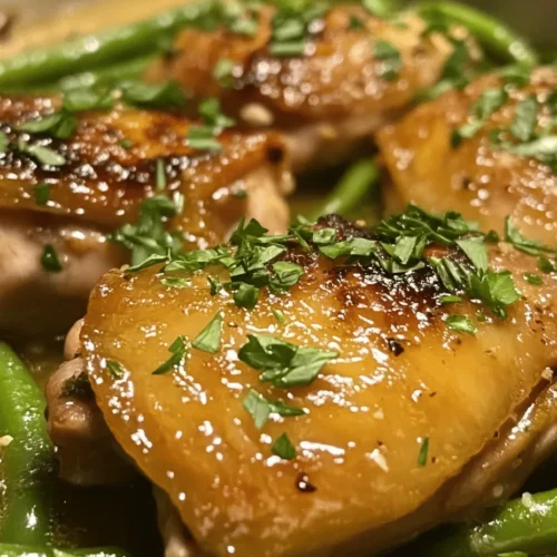 To create this delightful Lemon Garlic Butter Chicken and Green Beans Skillet, you'll need a selection of fresh ingredients, each contributing to the overall flavor and nutritional profile of the dish. Let’s take a closer look at each essential component and its role in this recipe.