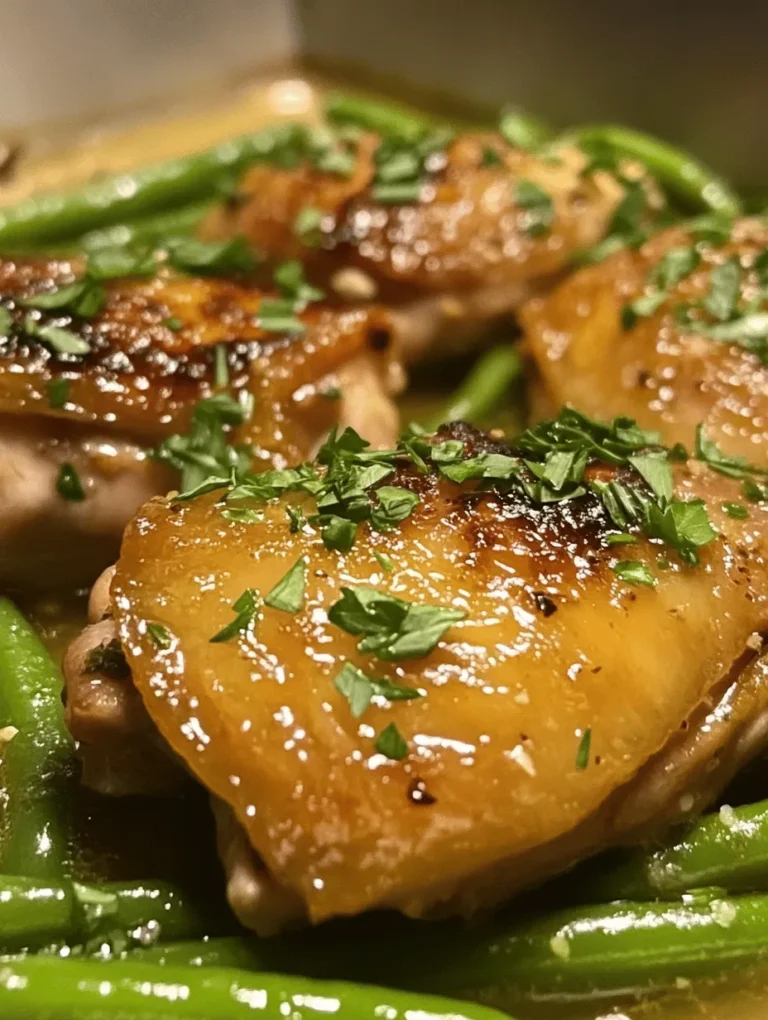 To create this delightful Lemon Garlic Butter Chicken and Green Beans Skillet, you'll need a selection of fresh ingredients, each contributing to the overall flavor and nutritional profile of the dish. Let’s take a closer look at each essential component and its role in this recipe.