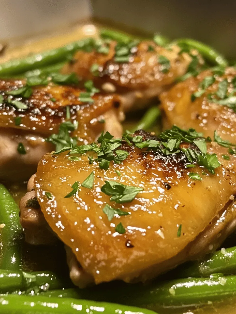 To create this delightful Lemon Garlic Butter Chicken and Green Beans Skillet, you'll need a selection of fresh ingredients, each contributing to the overall flavor and nutritional profile of the dish. Let’s take a closer look at each essential component and its role in this recipe.