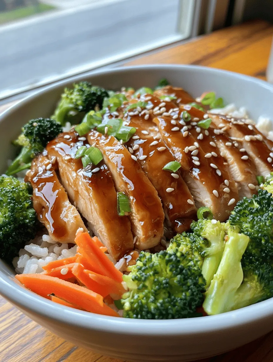 The Teriyaki Bliss Chicken Rice Bowl is a delightful culinary creation that brings the essence of Japanese cuisine into a simple, easy-to-make dish. With its savory-sweet flavors and vibrant colors, this rice bowl is not just a meal; it's an experience that captivates the senses. The combination of tender chicken thighs glazed in a rich teriyaki sauce, served over fluffy jasmine rice, makes it a favorite among home cooks and food enthusiasts alike.