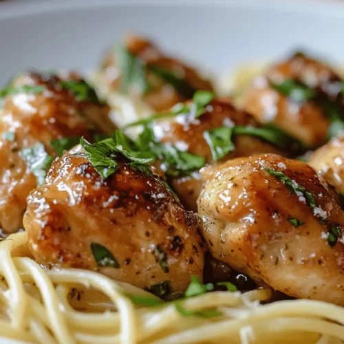 In the world of comfort food, few dishes captivate our taste buds quite like Garlic Butter Chicken Bites served alongside a rich and creamy Parmesan pasta. This recipe perfectly combines succulent chicken pieces enveloped in fragrant garlic butter, creating a dish that is both indulgent and satisfying. The delightful contrast of flavors and textures makes this meal a standout choice for family dinners or special occasions, ensuring that it will impress guests and loved ones alike.