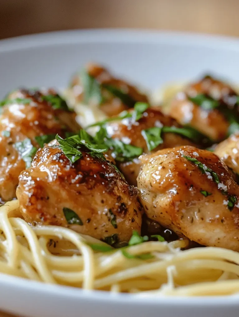 In the world of comfort food, few dishes captivate our taste buds quite like Garlic Butter Chicken Bites served alongside a rich and creamy Parmesan pasta. This recipe perfectly combines succulent chicken pieces enveloped in fragrant garlic butter, creating a dish that is both indulgent and satisfying. The delightful contrast of flavors and textures makes this meal a standout choice for family dinners or special occasions, ensuring that it will impress guests and loved ones alike.