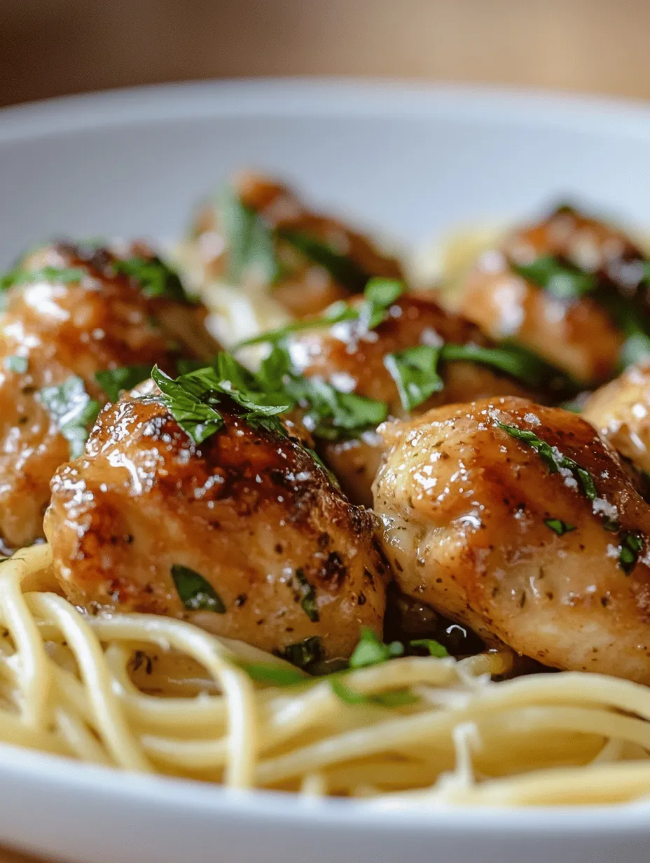In the world of comfort food, few dishes captivate our taste buds quite like Garlic Butter Chicken Bites served alongside a rich and creamy Parmesan pasta. This recipe perfectly combines succulent chicken pieces enveloped in fragrant garlic butter, creating a dish that is both indulgent and satisfying. The delightful contrast of flavors and textures makes this meal a standout choice for family dinners or special occasions, ensuring that it will impress guests and loved ones alike.