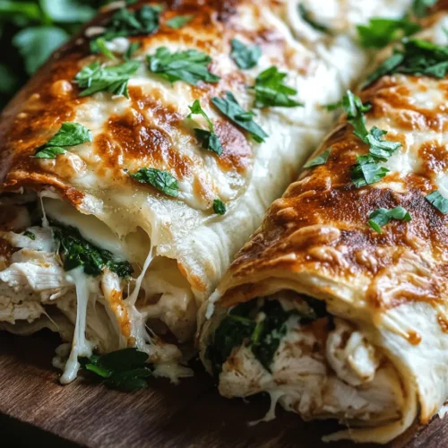Cheesy garlic chicken wraps have become a favorite in households across the globe, combining the comforting flavors of garlic and cheese with tender chicken in a convenient, hand-held format. These wraps are not only delicious but also incredibly easy to prepare, making them an ideal choice for busy weeknight meals or quick lunches. The allure of cheesy garlic chicken wraps lies in their ability to be both satisfying and versatile. Whether you’re looking for a hearty dinner, a snack for game day, or a portable meal for picnics, these wraps deliver on all fronts.