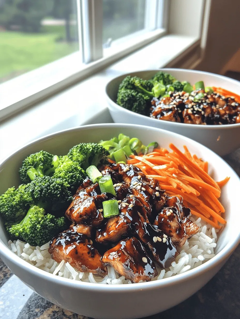 Sticky Chicken Rice Bowls are not just a meal; they are a delightful culinary experience that combines flavor, nutrition, and visual appeal. Perfect for family dinners, meal prep, or even a cozy night in, this dish features tender, juicy chicken served over fluffy jasmine rice and vibrant, fresh vegetables. What makes these rice bowls truly special is the rich, sticky sauce that envelops each component, enhancing the overall taste and making every bite a satisfying experience.