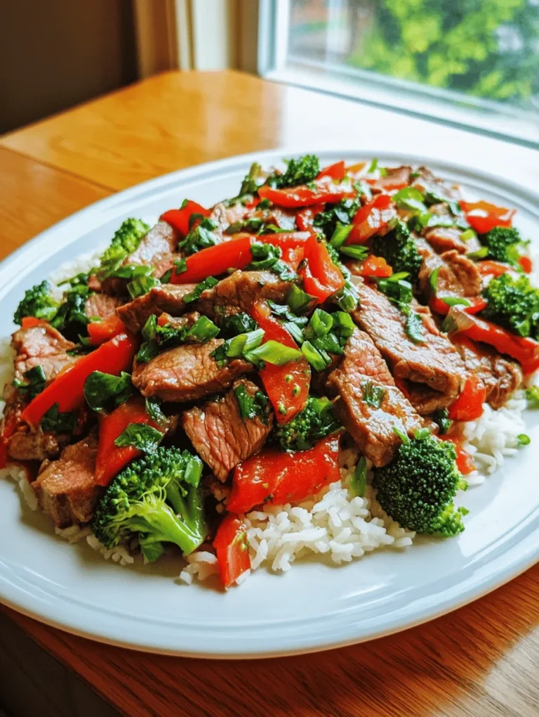 When it comes to quick, satisfying meals that burst with flavor, few dishes can compete with a classic stir-fry. The Savory Beef Delight with Oyster Sauce is a standout recipe that combines tender beef, vibrant vegetables, and the umami richness of oyster sauce, creating a dish that is both delicious and visually appealing. This recipe not only highlights the beauty of Asian cuisine but also showcases how simple ingredients can come together to create a culinary masterpiece.