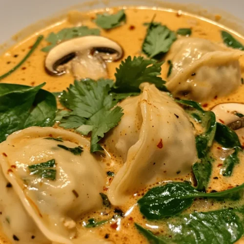 Welcome to the world of Spicy Bliss Curry Dumpling Soup, a dish that perfectly marries the comforting essence of a warm soup with the delightful textures of homemade dumplings. This vibrant soup is not just a meal; it’s an experience that tantalizes your taste buds while providing a satisfying sense of warmth. Originating from the heart of Asian cuisine, this recipe has been adapted over the years to include a rich array of spices and ingredients that cater to both spice lovers and those in search of nourishing comfort food.
