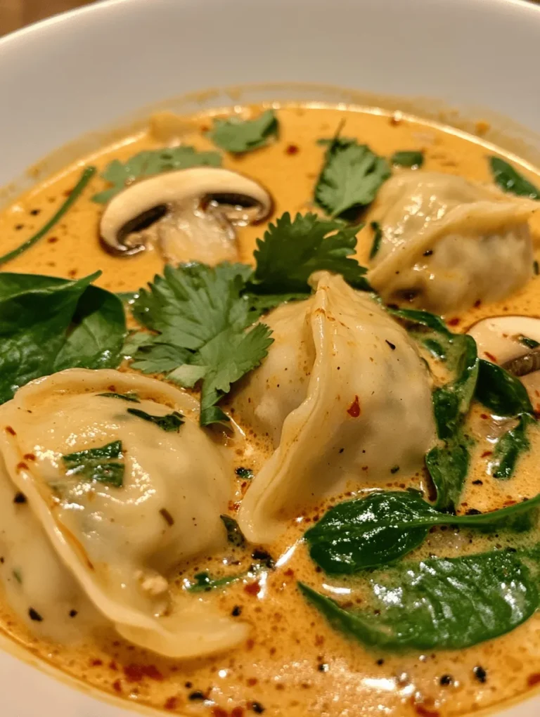 Welcome to the world of Spicy Bliss Curry Dumpling Soup, a dish that perfectly marries the comforting essence of a warm soup with the delightful textures of homemade dumplings. This vibrant soup is not just a meal; it’s an experience that tantalizes your taste buds while providing a satisfying sense of warmth. Originating from the heart of Asian cuisine, this recipe has been adapted over the years to include a rich array of spices and ingredients that cater to both spice lovers and those in search of nourishing comfort food.