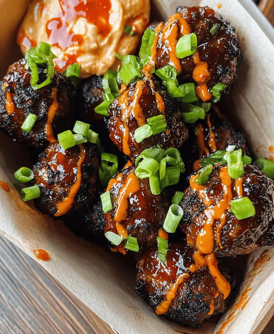 Korean BBQ Meatballs are a delightful fusion of flavors that encapsulate the savory essence of Korean cuisine while offering the comfort of a home-cooked dish. These meatballs are not just a meal; they are an experience, bringing the vibrant tastes of Korea into your kitchen. Perfect for family gatherings, parties, or a casual weeknight dinner, these meatballs are not only delicious but also versatile, pairing wonderfully with a spicy mayo dip that adds a kick to every bite.