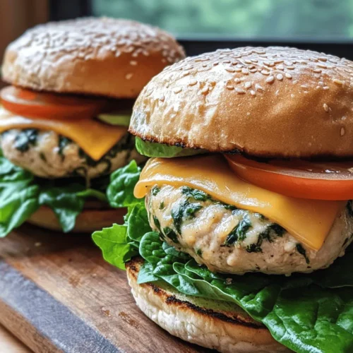 In recent years, chicken burgers have surged in popularity as a healthier alternative to traditional beef burgers. Not only do they offer a leaner protein option, but they also provide a canvas for a variety of delicious flavors. Among the many ways to prepare chicken burgers, the White Cheddar & Spinach Chicken Burgers stand out due to their unique combination of flavors and health benefits. This recipe elevates the classic burger experience while keeping health-conscious diners in mind.