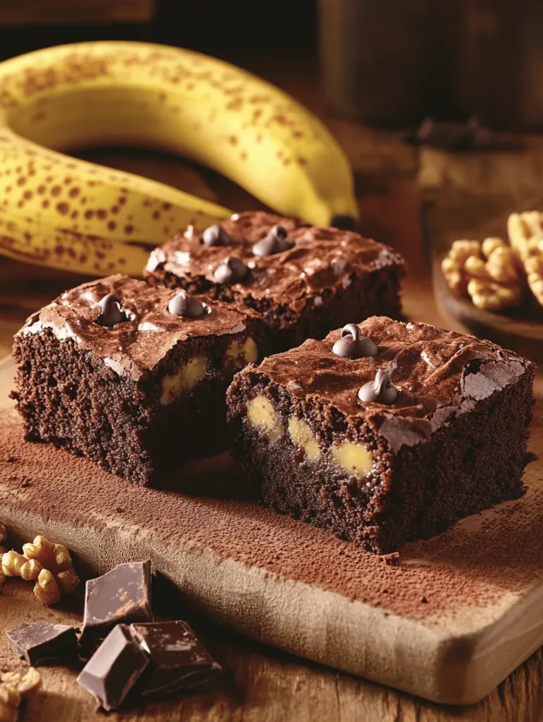 Desserts that seamlessly blend the beloved tastes of multiple treats often become instant favorites, and few combinations are as enticing as Banana Bread Brownies. This delightful creation marries the comforting flavors of moist banana bread with the rich, fudgy texture of classic brownies, resulting in a dessert that is both indulgent and satisfying. The growing trend of banana-based desserts reflects a broader shift towards incorporating fruits into sweet treats, not only for their flavor but also for their health benefits. With a few ripe bananas on hand, you can whip up a batch of Banana Bread Brownies that will leave your family and friends clamoring for more.