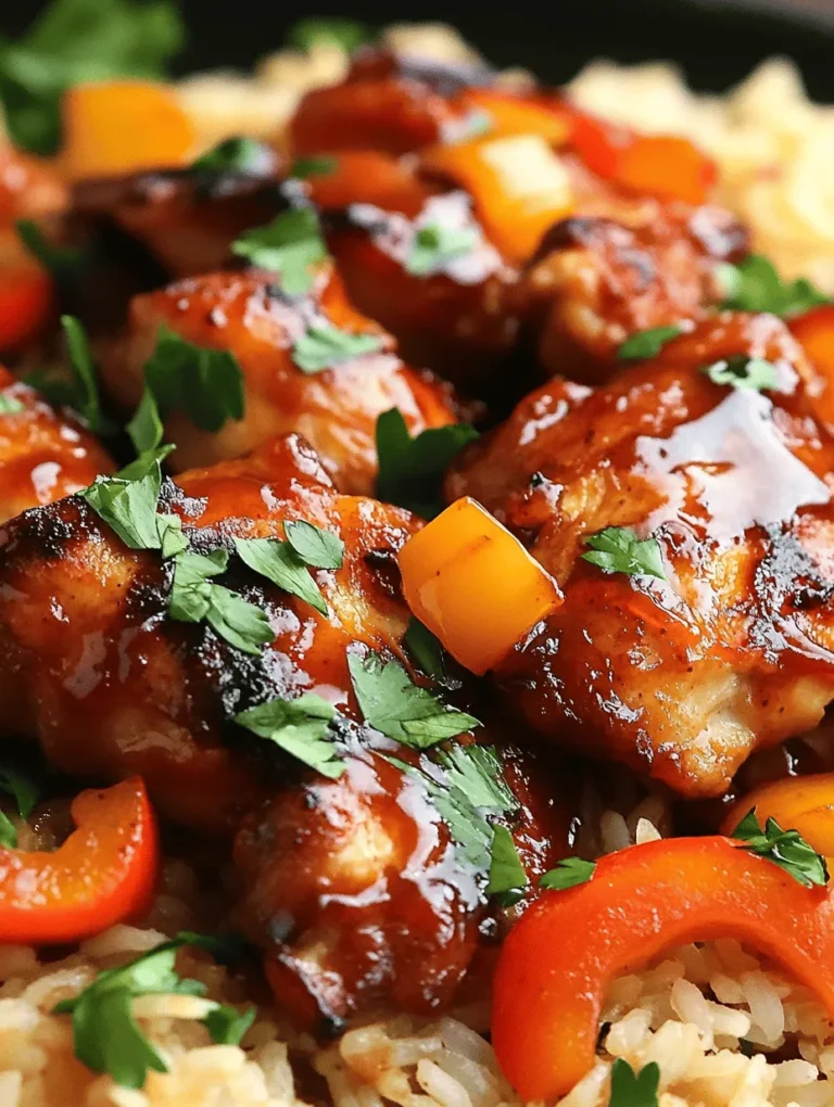 The foundation of any great recipe lies in its ingredients. Let’s take a closer look at the core components of the One-Pan Honey BBQ Chicken Rice, and discover why they are essential to creating a delicious meal.