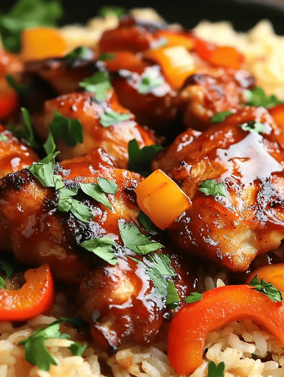 The foundation of any great recipe lies in its ingredients. Let’s take a closer look at the core components of the One-Pan Honey BBQ Chicken Rice, and discover why they are essential to creating a delicious meal.