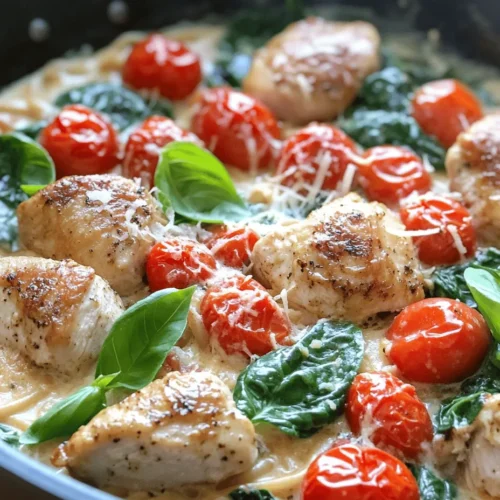 Welcome to the culinary heart of Italy with this Easy Tuscan Chicken Pasta recipe! This dish is a delightful and comforting meal that brings the vibrant flavors of Tuscany right into your kitchen. Whether you're a seasoned chef or a cooking novice, this recipe is designed to be straightforward and accessible, making it perfect for busy weeknights or casual dinners with friends and family. Imagine a plate of tender chicken, enveloped in a creamy sauce, combined with al dente pasta and vibrant vegetables that not only tantalize your taste buds but also nourish your body.