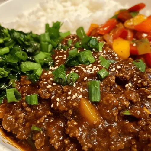 In the world of quick and satisfying meals, few dishes can rival the Spicy Savory Korean Ground Beef Bowl. This delightful recipe brings together the rich flavors of Korean cuisine with the convenience of a simple, one-bowl meal. Perfect for busy weeknights or a delightful weekend treat, this dish not only tantalizes the taste buds but also offers a balanced combination of protein and carbohydrates.