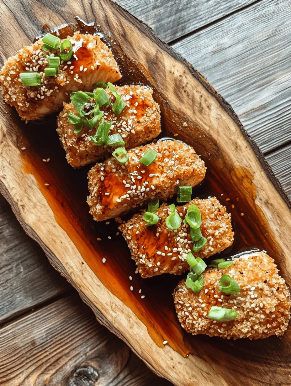 If you're looking for a dish that tantalizes your taste buds while being quick and easy to prepare, look no further than Crispy Honey Garlic Salmon Bites. This delightful recipe combines the rich, buttery flavor of salmon with a sweet and savory honey garlic sauce, resulting in a mouthwatering dish that is sure to impress your family and friends. The appeal of this dish lies in its perfect balance of crispy texture and succulent flavor, making it a versatile option for appetizers, main courses, or even meal prep.