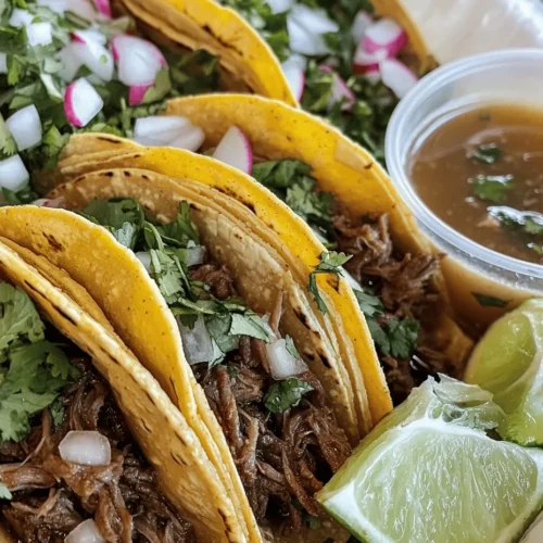To create the perfect Birria Tacos, starting with a flavor-packed marinade is crucial. The marinade serves as the foundation of the dish, infusing the meat with deep, rich flavors. Here’s how to achieve that smooth, aromatic marinade.