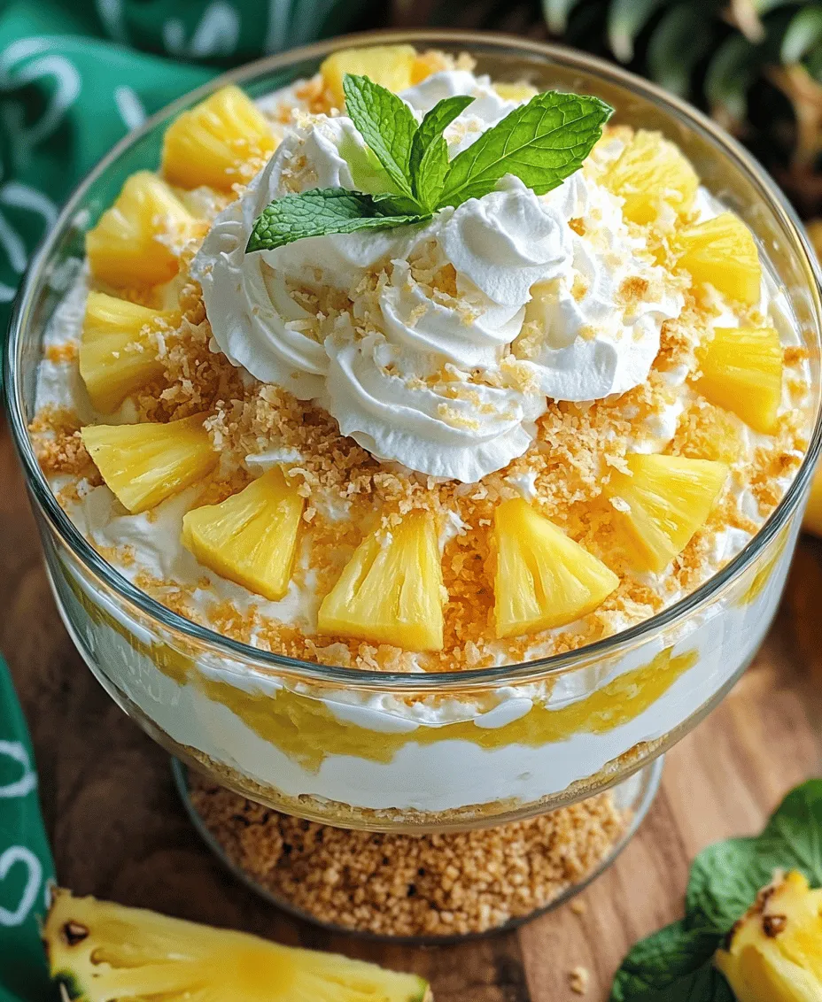 As summer approaches, the craving for light, fruity desserts intensifies. Enter the Tropical Paradise No Bake Pineapple Cream Dessert—an enchanting treat that transports your taste buds straight to the beach. This dessert is a delightful combination of flavors reminiscent of sun-soaked tropical islands, making it the perfect indulgence for any occasion. Whether you're hosting a summer barbecue, enjoying a picnic with friends, or celebrating a special family gathering, this no-bake dessert is sure to impress your guests and satisfy your sweet tooth.