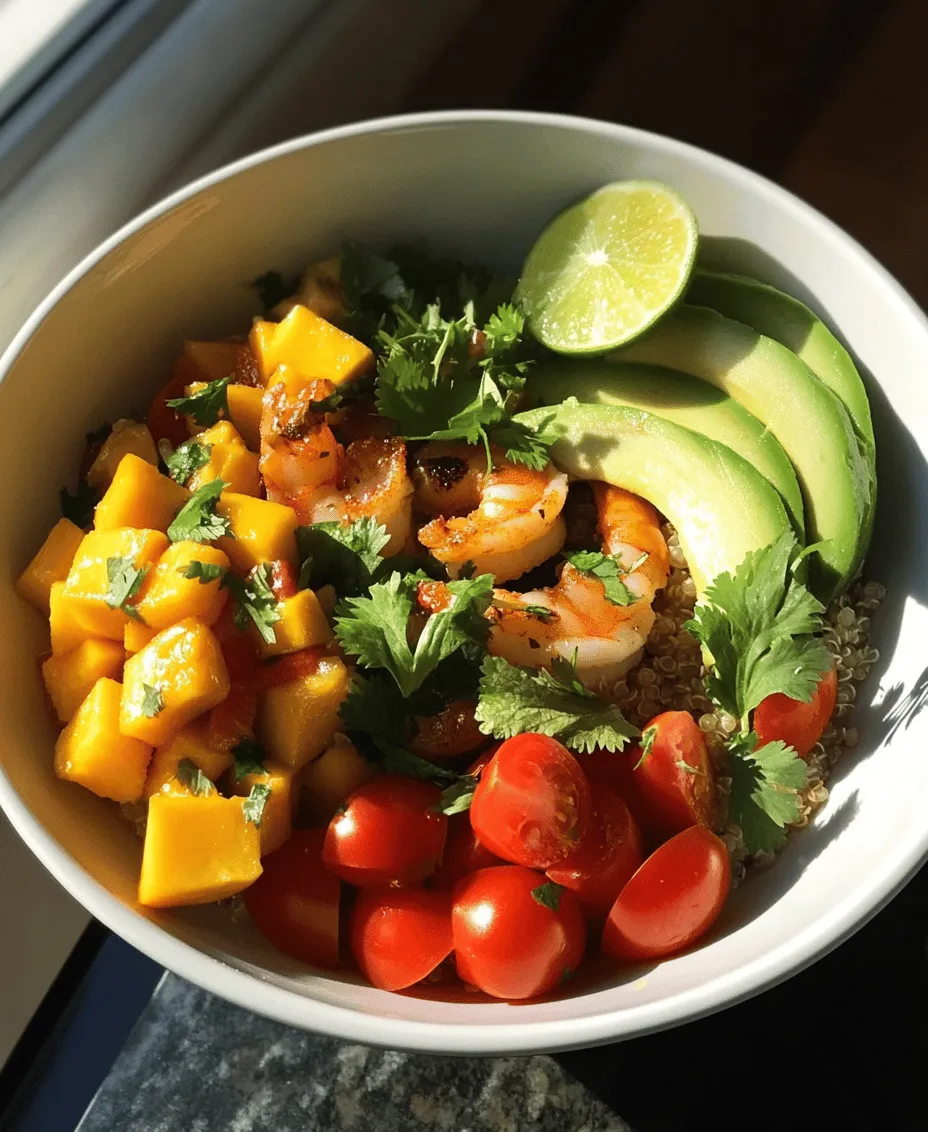 The Tropical Shrimp & Avocado Bowl is built on a foundation of nutritious ingredients that not only taste great but also provide an array of health benefits. Let's dive deeper into each of the key components that make this dish a standout.