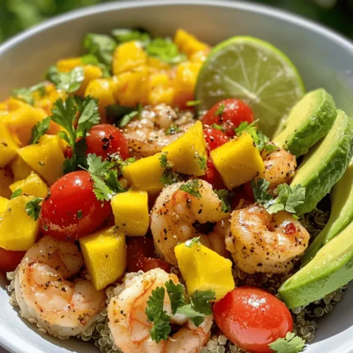 The Tropical Shrimp & Avocado Bowl is built on a foundation of nutritious ingredients that not only taste great but also provide an array of health benefits. Let's dive deeper into each of the key components that make this dish a standout.