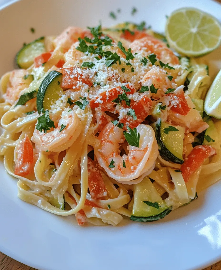 Jamaican Shrimp Pasta is a dish that encapsulates the vibrant essence of Caribbean cuisine, blending the freshness of seafood with the warmth of tropical spices. This creamy delight not only serves as an indulgent meal but also as a celebration of flavors that transport you straight to the shores of Jamaica. The dish is characterized by its rich and velvety sauce, made with coconut milk and heavy cream, enveloping perfectly cooked fettuccine and succulent shrimp, creating a harmonious balance of textures and tastes.