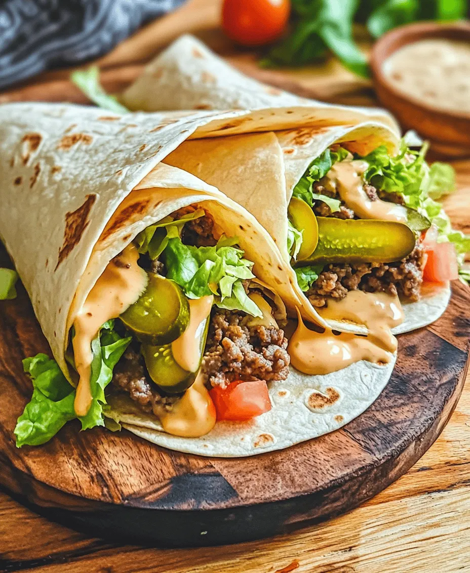 If you love the iconic taste of a Big Mac but crave a more portable and versatile meal option, you’re in for a treat with Big Mac Wraps. This innovative recipe reinvents the familiar flavors of the classic burger by wrapping them in a soft tortilla, making it easier to enjoy on the go. The Big Mac Wrap combines all the essential elements of the beloved sandwich—juicy beef, tangy special sauce, crisp lettuce, cheese, and pickles—into a convenient wrap format that can be enjoyed anytime.