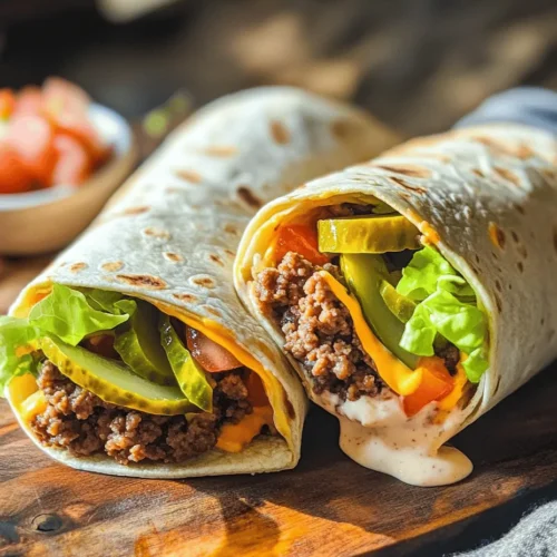 If you love the iconic taste of a Big Mac but crave a more portable and versatile meal option, you’re in for a treat with Big Mac Wraps. This innovative recipe reinvents the familiar flavors of the classic burger by wrapping them in a soft tortilla, making it easier to enjoy on the go. The Big Mac Wrap combines all the essential elements of the beloved sandwich—juicy beef, tangy special sauce, crisp lettuce, cheese, and pickles—into a convenient wrap format that can be enjoyed anytime.