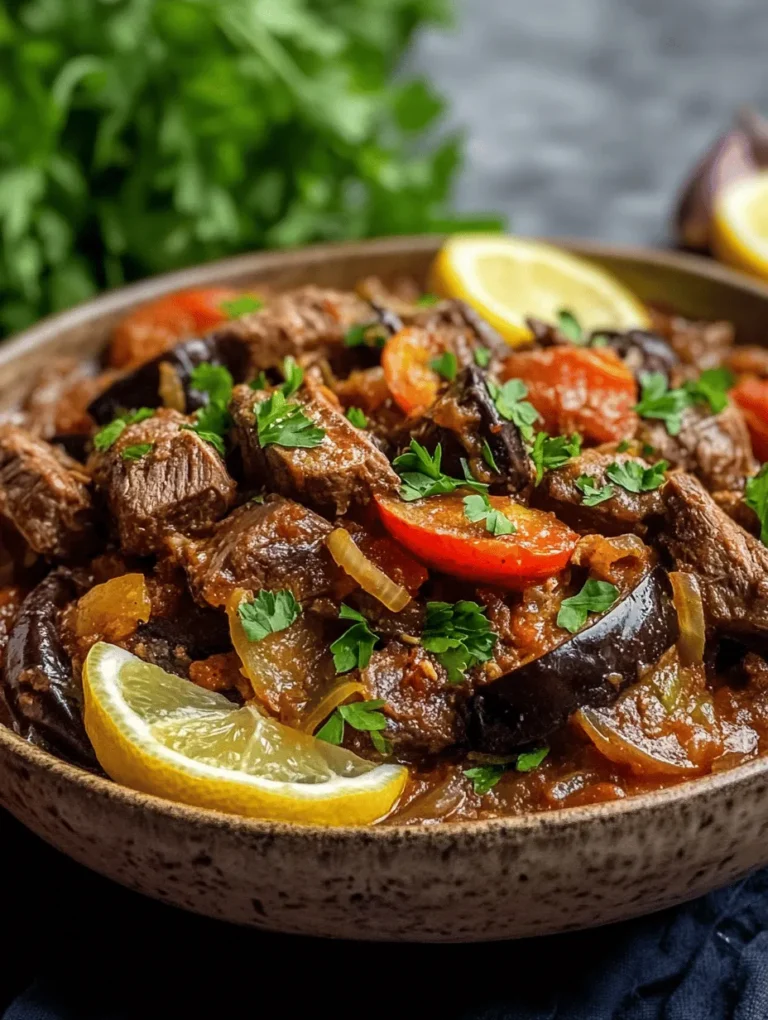 At the heart of Khoresh Bademjan lies the humble eggplant, a vegetable that holds a special place in Persian cooking. Eggplants are not only prized for their unique texture but also for their ability to absorb flavors beautifully. In Khoresh Bademjan, they take on the essence of the aromatic spices and the rich sauce, providing a luscious mouthfeel that is hard to resist.