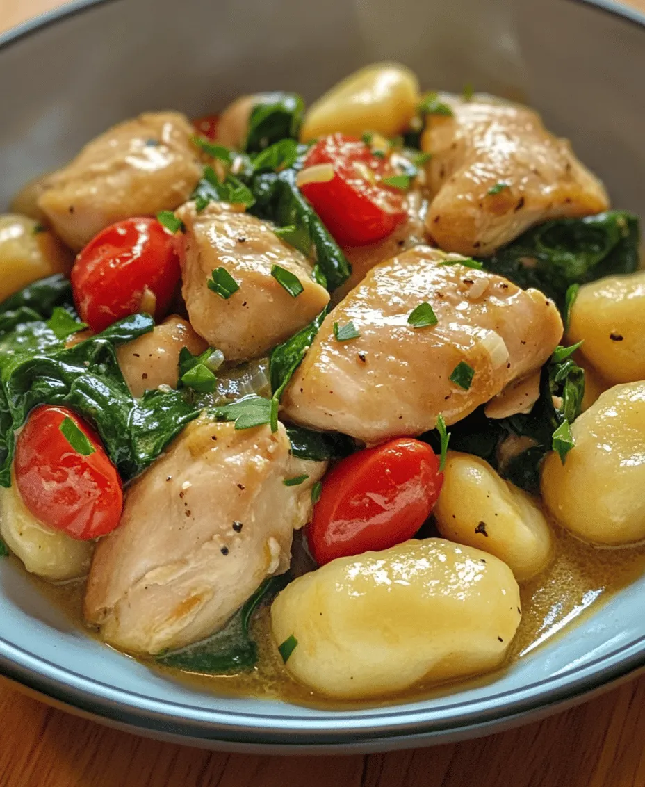 If you’re on the lookout for a meal that is both delicious and easy to prepare, look no further than the One-Pot Lemon Chicken Gnocchi Delight. This delightful dish combines succulent chicken thighs, pillowy gnocchi, and vibrant greens, all brought together in a single pot. The beauty of this recipe lies not only in its incredible flavor but also in its convenience; perfect for busy weeknights or when you want to impress guests without spending hours in the kitchen.