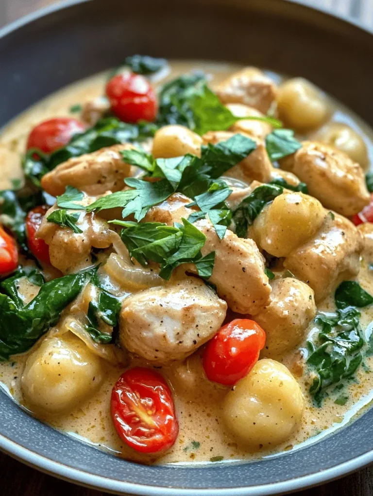 If you’re on the lookout for a meal that is both delicious and easy to prepare, look no further than the One-Pot Lemon Chicken Gnocchi Delight. This delightful dish combines succulent chicken thighs, pillowy gnocchi, and vibrant greens, all brought together in a single pot. The beauty of this recipe lies not only in its incredible flavor but also in its convenience; perfect for busy weeknights or when you want to impress guests without spending hours in the kitchen.