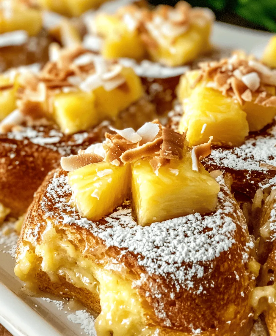 There’s something magical about breakfast dishes that transport you to a tropical paradise, and Tropical Hawaiian Roll French Toast does just that. This delightful twist on the classic French toast takes advantage of the irresistible sweetness and soft texture of Hawaiian sweet rolls, creating a dish that is not only delicious but also incredibly satisfying. The unique flavor profile of the sweet rolls adds a tropical flair that can elevate your morning routine, making it feel like a mini-vacation right in your kitchen.