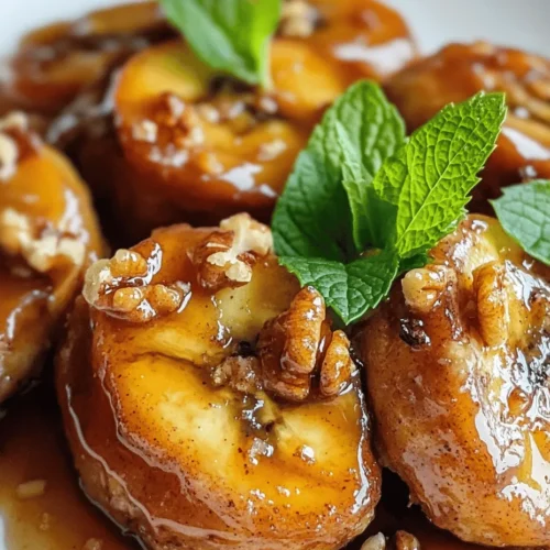 Desserts have a magical way of transforming ordinary moments into extraordinary experiences, and our Sizzling Cinnamon Delight is no exception. This simple yet indulgent recipe brings together the warm sweetness of ripe bananas with the rich flavors of butter, brown sugar, and a hint of cinnamon. Imagine savoring a warm, gooey dessert that envelops your senses in a comforting embrace, whether it's a leisurely breakfast on a lazy weekend morning or a delightful finish to an elegant dinner.