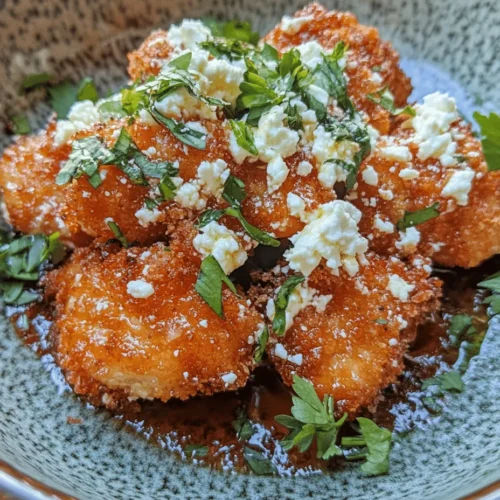 In the world of home cooking, finding a dish that balances convenience and flavor can sometimes feel like a daunting task. Enter Crispy Hot Honey Feta Chicken, a recipe that not only meets those criteria but elevates your weeknight dinners to a new level of culinary delight. This dish features tender chicken breasts that are coated in a crispy layer of panko breadcrumbs, infused with the tangy goodness of feta cheese, and drizzled with the unique and tantalizing flavor of hot honey. The combination of savory, sweet, and spicy creates a profile that is sure to impress family and friends alike, making it an ideal option for those looking to whip up something quick yet extraordinary.