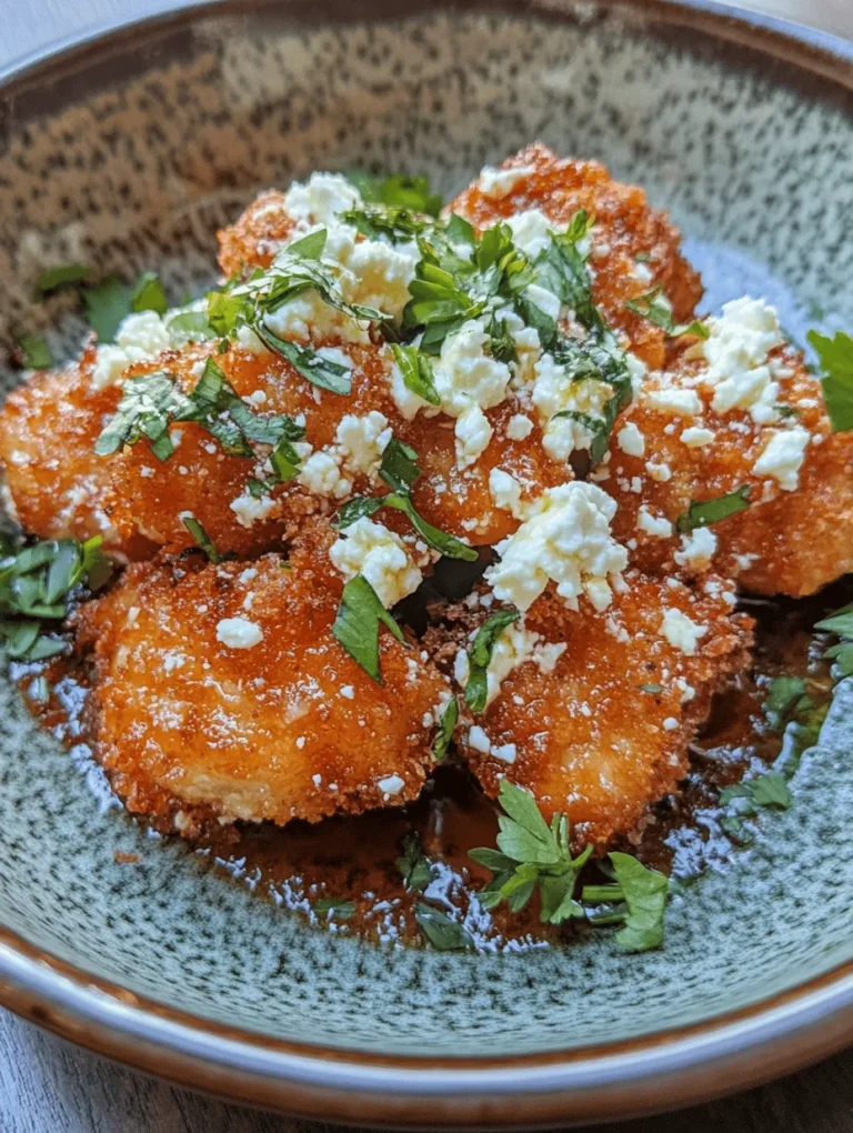 In the world of home cooking, finding a dish that balances convenience and flavor can sometimes feel like a daunting task. Enter Crispy Hot Honey Feta Chicken, a recipe that not only meets those criteria but elevates your weeknight dinners to a new level of culinary delight. This dish features tender chicken breasts that are coated in a crispy layer of panko breadcrumbs, infused with the tangy goodness of feta cheese, and drizzled with the unique and tantalizing flavor of hot honey. The combination of savory, sweet, and spicy creates a profile that is sure to impress family and friends alike, making it an ideal option for those looking to whip up something quick yet extraordinary.