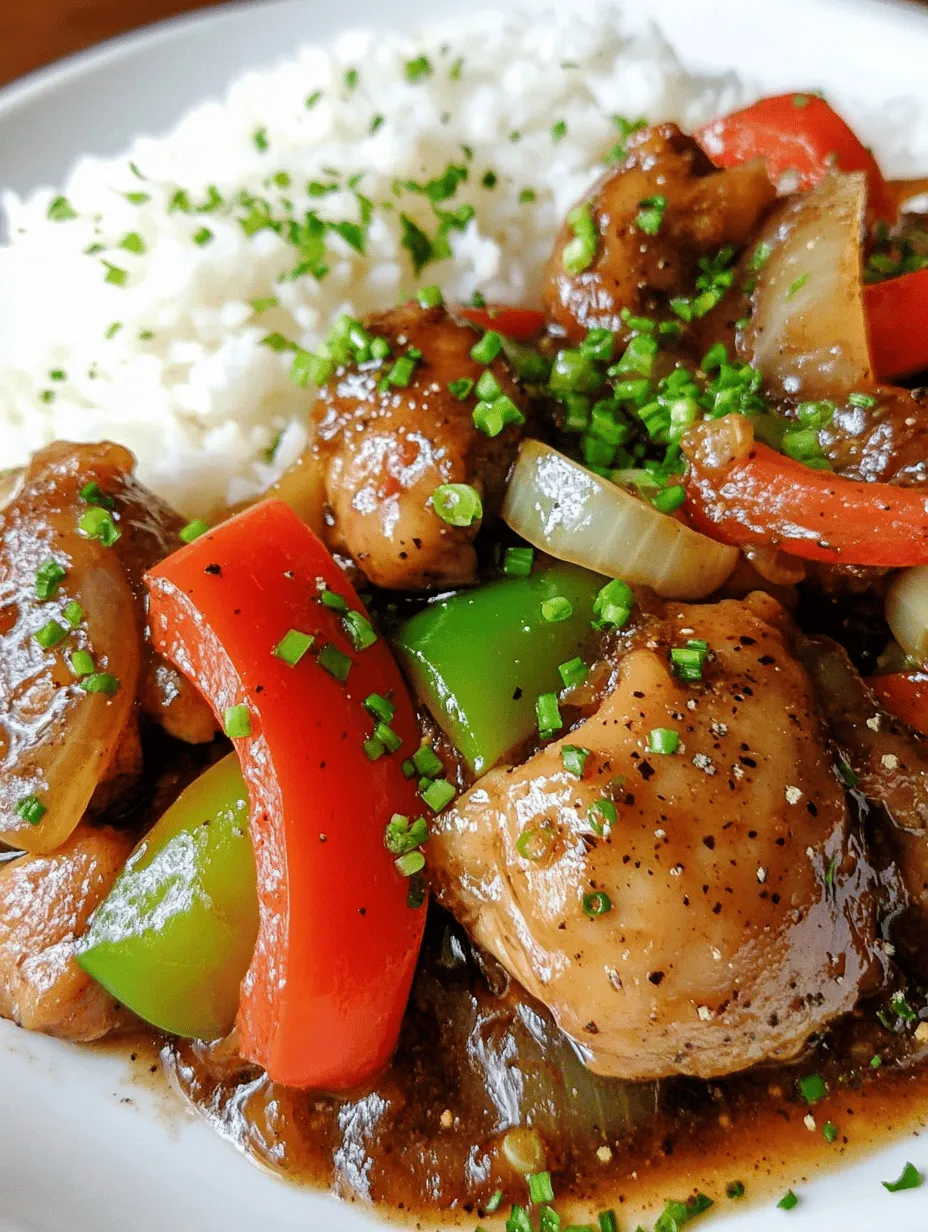 Black Pepper Chicken is a beloved dish that has gained considerable popularity in Asian cuisine, particularly in Chinese and Thai cooking. This dish expertly blends a variety of flavors and textures, resulting in a savory, spicy, and slightly sweet experience that tantalizes the taste buds. The star of Black Pepper Chicken is, unsurprisingly, black pepper, which lends its distinctive heat and aroma, making every bite a delight.
