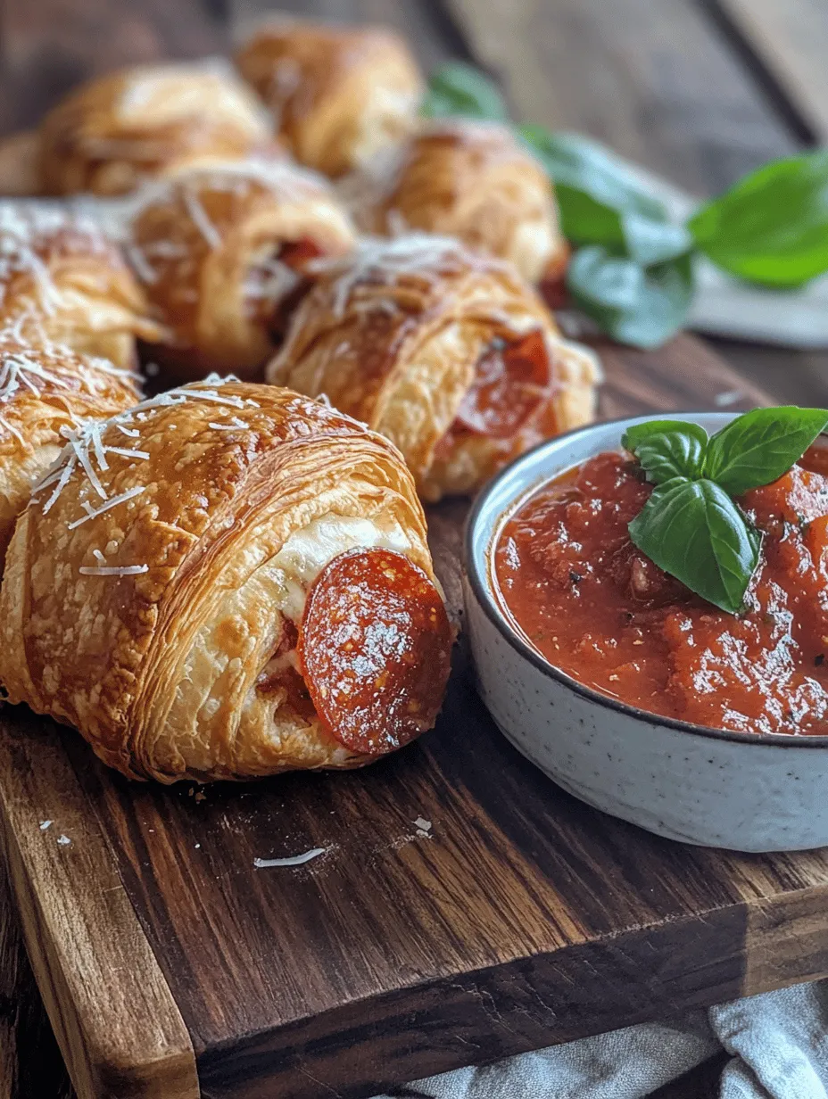 Are you searching for a quick and delicious snack or appetizer that will impress your guests and satisfy your cravings? Look no further than the mouthwatering Mozzarella Pepperoni Croissant Rolls! This delightful dish combines the flaky, buttery goodness of crescent roll dough with the rich, melty textures of fresh mozzarella and the savory flavor of pepperoni. Perfect for parties, game days, or a cozy night in, these croissant rolls are not only easy to make but also incredibly satisfying.