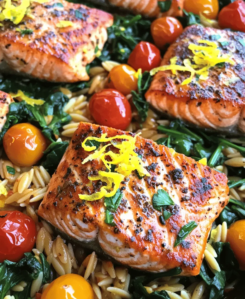 In the realm of culinary delights, few dishes capture the essence of simplicity and flavor quite like One Skillet Salmon with Lemon Orzo. This dish is more than just a meal; it’s a harmonious blend of fresh ingredients, vibrant flavors, and nutritional benefits—all prepared in a single skillet. The appeal of this dish lies in its convenience; perfect for busy weeknights or leisurely weekends, it allows you to whip up a wholesome dinner without the fuss of multiple pots and pans.