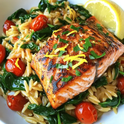 In the realm of culinary delights, few dishes capture the essence of simplicity and flavor quite like One Skillet Salmon with Lemon Orzo. This dish is more than just a meal; itâs a harmonious blend of fresh ingredients, vibrant flavors, and nutritional benefitsâall prepared in a single skillet. The appeal of this dish lies in its convenience; perfect for busy weeknights or leisurely weekends, it allows you to whip up a wholesome dinner without the fuss of multiple pots and pans.