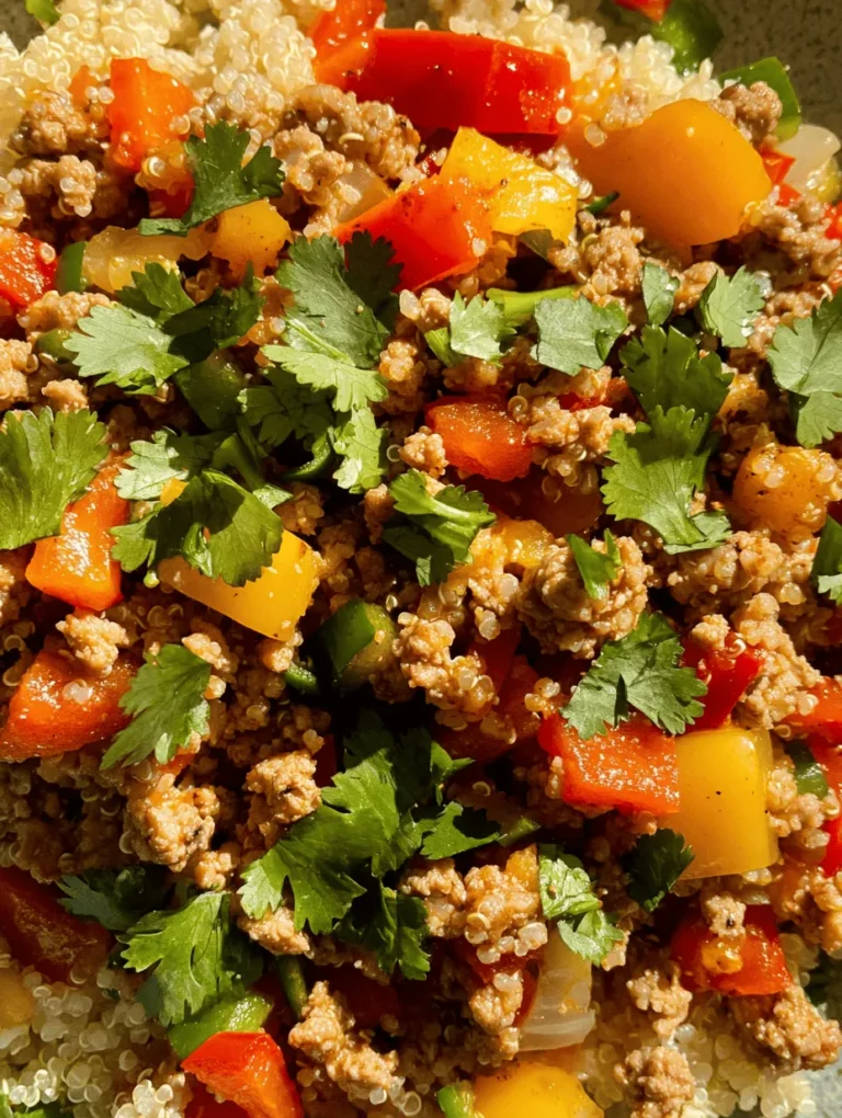 Today's busy lifestyle often leads to the compromise of healthy eating choices. However, with the right recipes at hand, making nutritious meals can be both quick and enjoyable. Ground Turkey and Colorful Peppers Delight is an embodiment of this philosophy, combining lean protein with a rainbow of vegetables to create a dish that is as appealing to the eye as it is to the taste buds. The use of ground turkey as the primary protein source not only keeps the dish light but also packs a nutritional punch, making it a fantastic option for those who want to indulge in a wholesome meal without the guilt.
