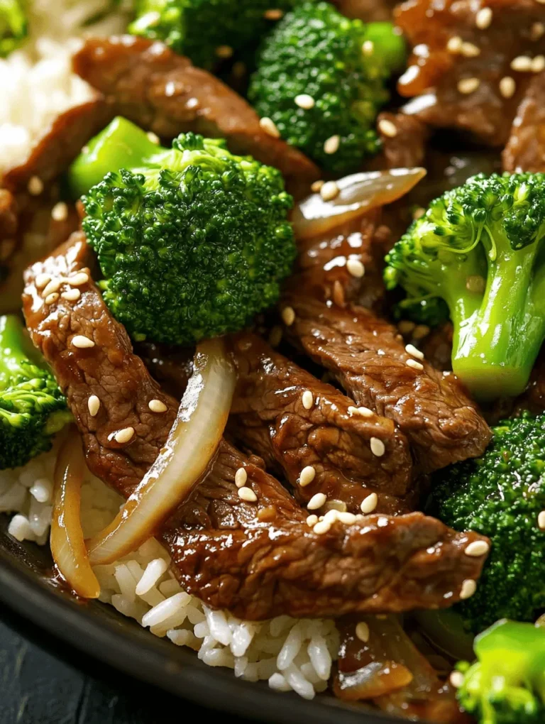 Sizzling Chinese Beef and Broccoli Stir-Fry is a beloved dish that embodies the essence of Chinese cuisine, combining vibrant flavors, colorful ingredients, and quick preparation. Originating from the culinary traditions of China, this stir-fry has captured the hearts and taste buds of food lovers around the globe. Its popularity can be attributed not only to its delicious taste but also to its presentation and the balance of flavors that make each bite a delightful experience.
