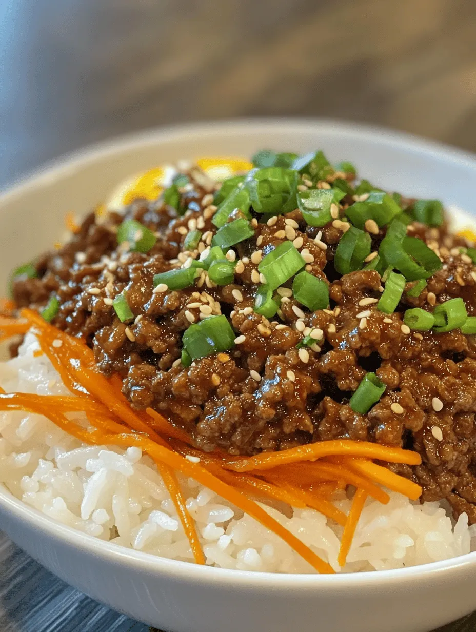 Korean cuisine has taken the culinary world by storm, captivating taste buds with its unique blend of flavors, textures, and colors. From the iconic kimchi to savory bulgogi, it encompasses a diverse range of dishes that showcase the rich culinary heritage of Korea. One dish that stands out for its simplicity, flavor, and appeal to a wide audience is the Korean Ground Beef Bowl. This quick and satisfying meal option is perfect for anyone looking to enjoy a taste of Korea without spending hours in the kitchen.