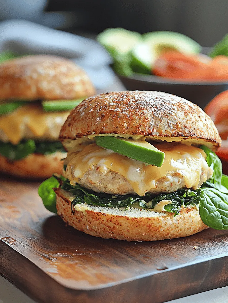 In recent years, chicken burgers have surged in popularity as a healthier alternative to traditional beef burgers. This shift in preference is not just a fleeting trend; it's a reflection of a growing awareness surrounding health and nutrition. Many people are seeking lighter options that do not compromise on flavor or satisfaction. Enter the Savory White Cheddar & Spinach Chicken Burger— a delectable twist on the classic burger that combines the lean protein of chicken with the rich, creamy goodness of white cheddar cheese and the vibrant, earthy flavor of fresh spinach.