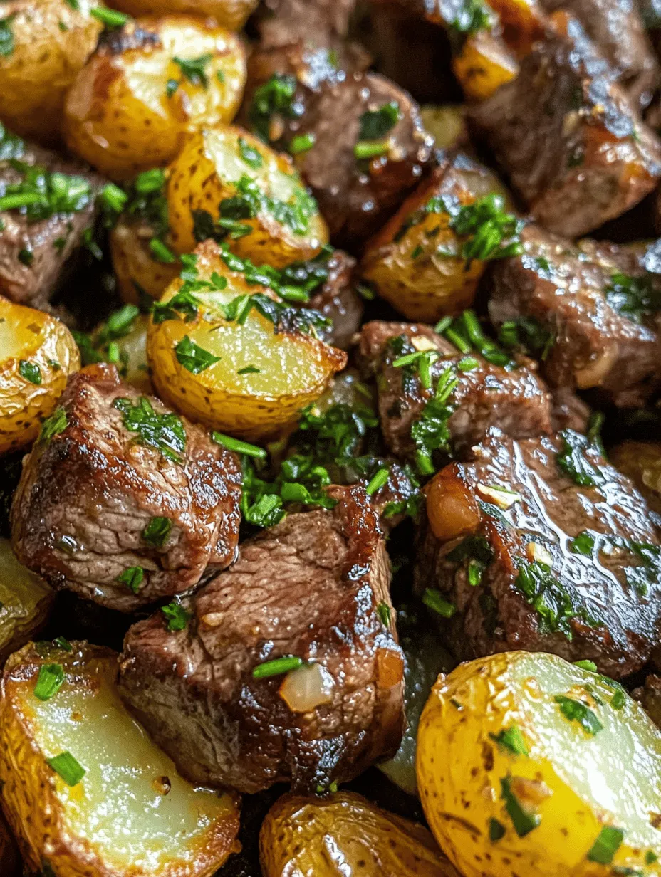 If you’re looking for a dish that embodies comfort, satisfaction, and rich flavors, look no further than savory garlic butter steak bites and potatoes. This delightful recipe marries tender, juicy steak with crispy, golden baby potatoes, all drenched in a luscious garlic butter sauce that takes the flavor profile to extraordinary heights. Whether you're hosting a casual dinner party, preparing a family meal, or simply craving a comforting dish, this recipe is sure to please everyone at the table.