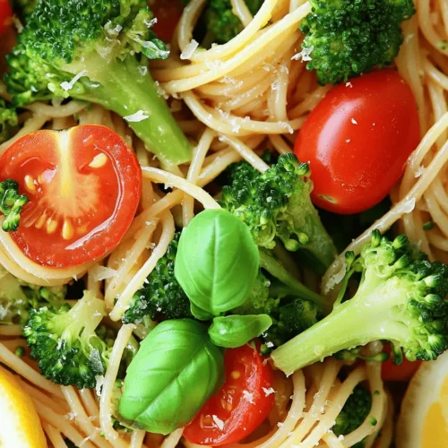 In the world of healthy eating, finding delicious and nutritious meals that are quick to prepare can be a challenge. Fortunately, this Easy Healthy Broccoli Pasta recipe is here to simplify your meal planning while delivering a burst of flavor and essential nutrients. Packed with whole wheat pasta, vibrant broccoli, and fresh cherry tomatoes, this dish is not only satisfying but also a feast for the eyes.