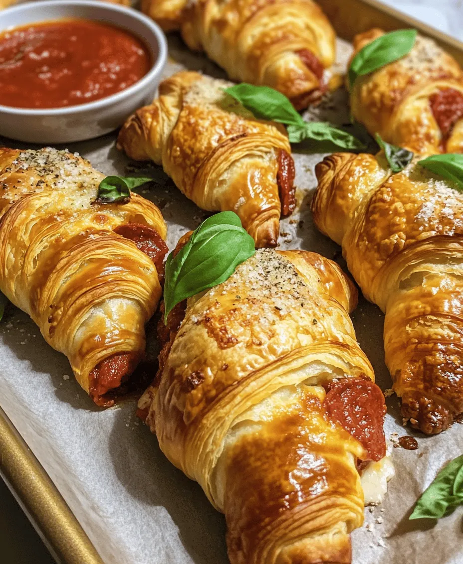 If you’re looking for a delectable snack that combines the flaky goodness of croissants with the savory flavors of pizza, then look no further than Mozzarella Pepperoni Croissant Rolls. This recipe is a delightful fusion of two beloved comfort foods that never fails to impress. The buttery, tender layers of croissant dough envelop stretchy mozzarella cheese and zesty pepperoni, creating a bite-sized treat that is both satisfying and indulgent.