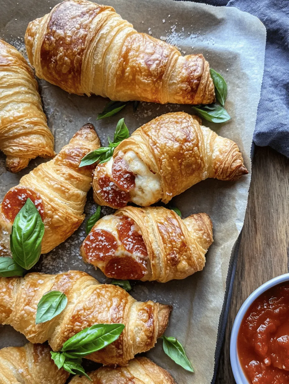 If you’re looking for a delectable snack that combines the flaky goodness of croissants with the savory flavors of pizza, then look no further than Mozzarella Pepperoni Croissant Rolls. This recipe is a delightful fusion of two beloved comfort foods that never fails to impress. The buttery, tender layers of croissant dough envelop stretchy mozzarella cheese and zesty pepperoni, creating a bite-sized treat that is both satisfying and indulgent.