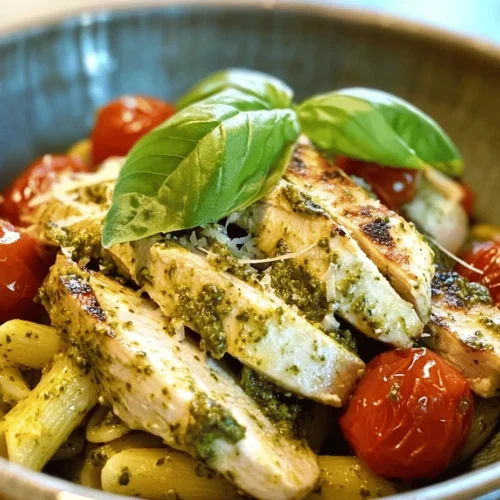 Are you on the lookout for a dish that perfectly combines rich flavors with a comforting touch? Look no further than creamy pesto chicken with roasted tomatoes. This delightful recipe isn’t just a feast for the taste buds; it also brings an inviting aroma to your kitchen and transforms a simple weeknight dinner into a gourmet experience. Whether you're hosting a dinner party or just enjoying a meal with your family, this dish captures the essence of Italian cuisine while keeping it straightforward and accessible.